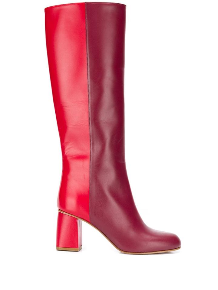Red Valentino Red(v) Avired Dual-tone Boots