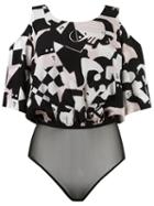 Andrea Marques Printed Bodysuit