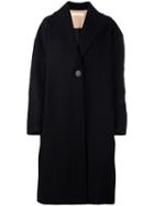 Ssheena Oversize Coat, Women's, Size: 38, Black, Polyamide/viscose/wool