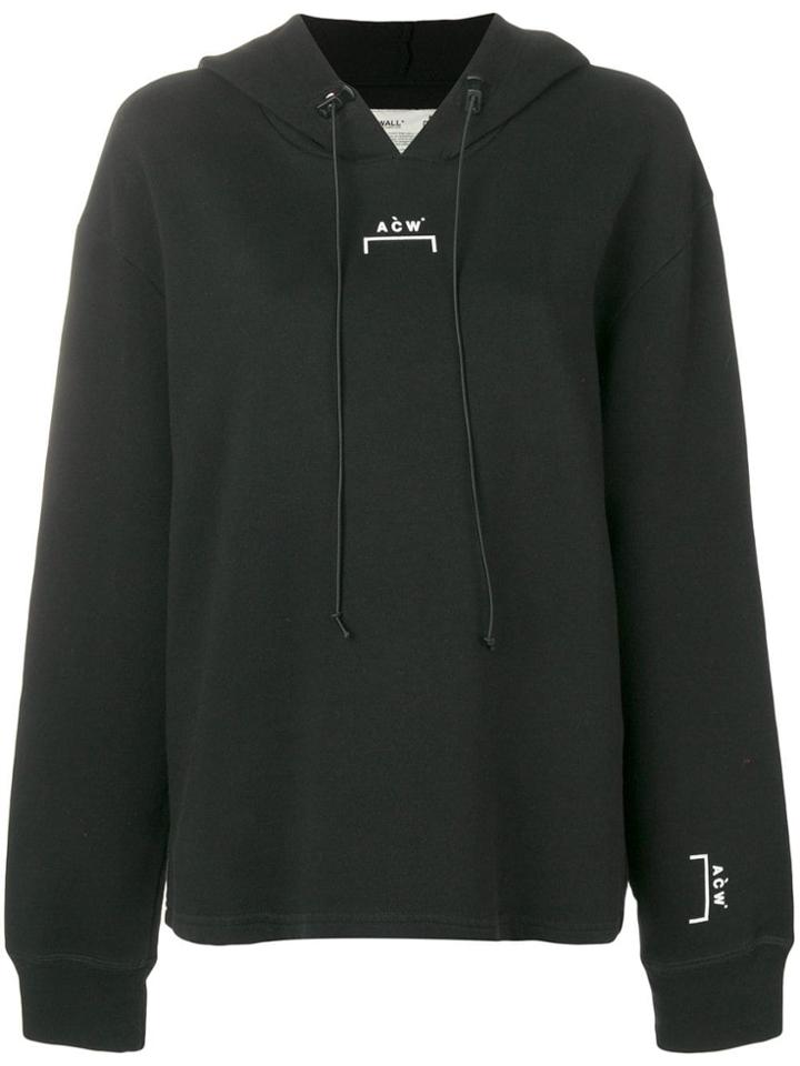 A-cold-wall* Logo Print Hoodie - Black