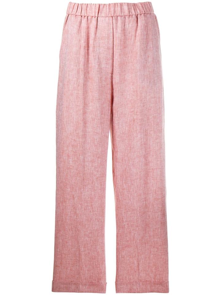 Peserico Elasticated Wide Trousers - Neutrals