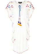 Hemant And Nandita Tassel Tunic - White