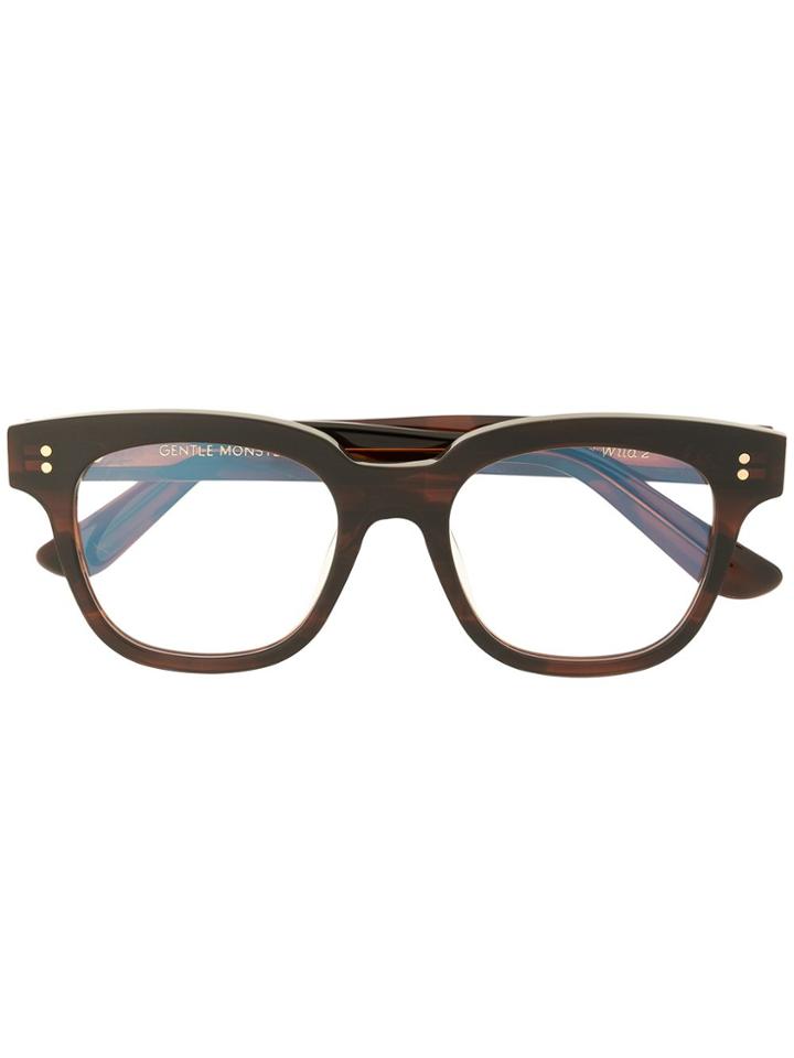 Gentle Monster Wild Wild 2 B4 Optical Glasses - Brown