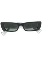 Gucci Eyewear Rectangular Interlocking G Sunglasses - Black