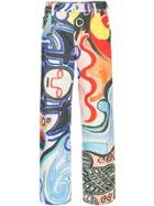 Charles Jeffrey Loverboy Straight-leg Art Print Jeans - Multicolour