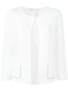 Fabiana Filippi - Boxy Cardigan - Women - Cotton - 44, White, Cotton