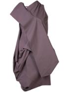 Rick Owens High-neck Layered Top, Women's, Size: 44, Pink/purple, Cotton/spandex/elastane