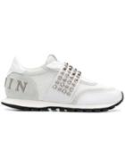 Philipp Plein Studs Runner Sneakers - White