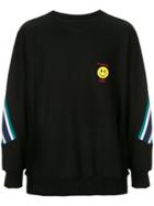 Facetasm Panelled Contrast Trim Sweatshirt - Black