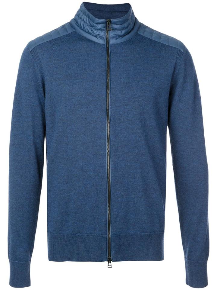Belstaff Zipped Front Cardigan - Blue