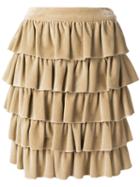 Chanel Pre-owned 2001's Ruffled Skirt - Neutrals