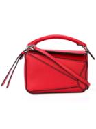 Loewe Panelled Mini Bag - Red