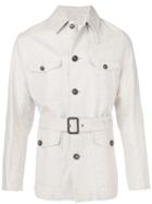Mackintosh Natural Storm System Linen Safari Jacket Gm-132b - Neutrals
