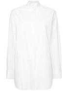 H Beauty & Youth Oversized High Neck Shirt - White