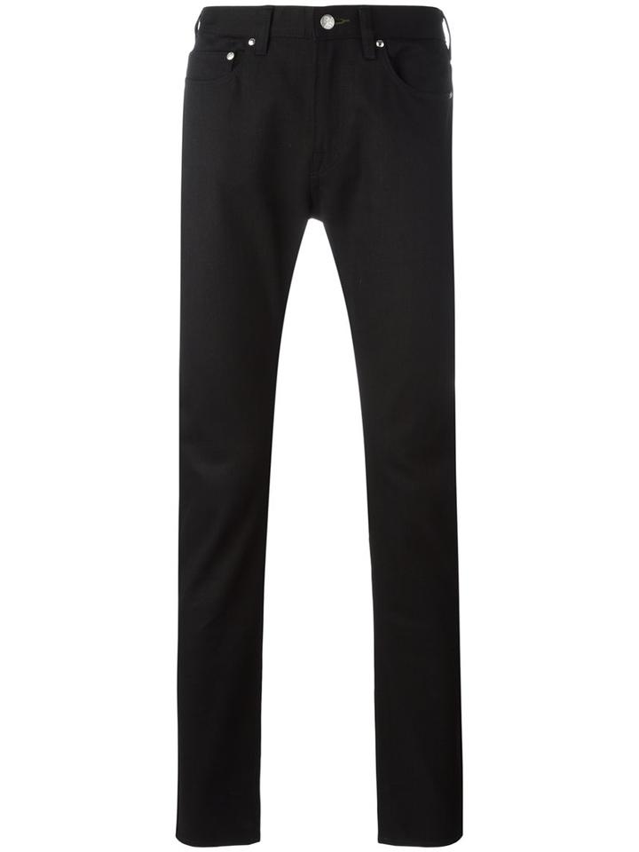Ps By Paul Smith Straight-leg Jeans, Men's, Size: 34/34, Black, Cotton/polyurethane