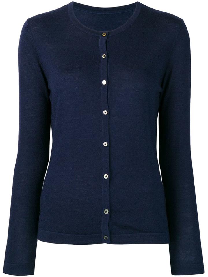 Sottomettimi Fitted Button Cardigan - Blue