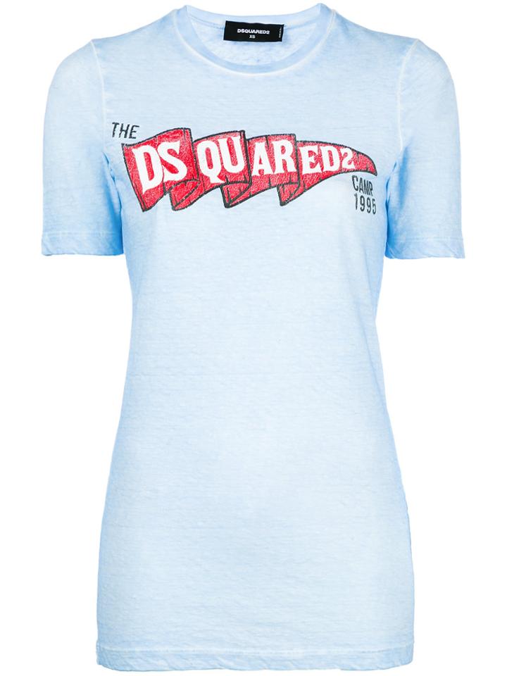 Dsquared2 Boy Scout Logo T-shirt - Blue