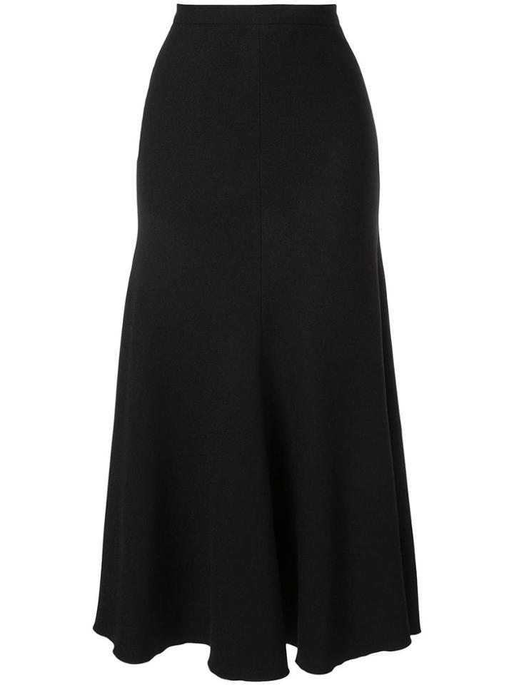 Giambattista Valli Long Ruffle Skirt - Black