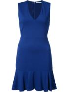Alice+olivia Peplum Hem Mini Dress - Blue