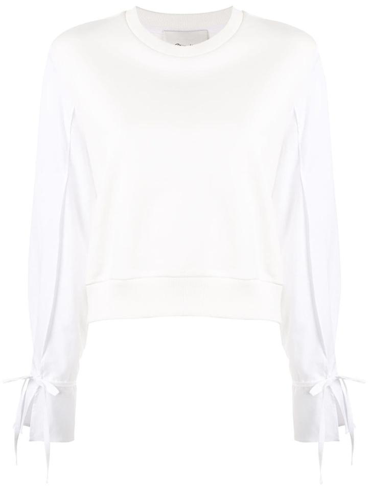 3.1 Phillip Lim Tie Sleeve Sweatshirt - White