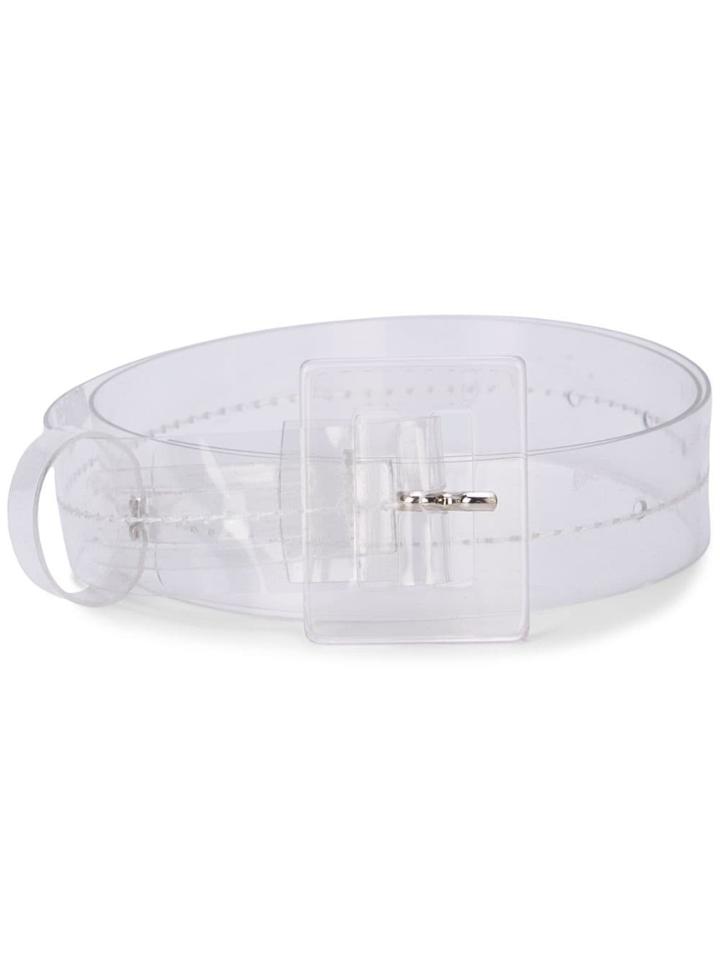 Maryam Nassir Zadeh Soledad Belt - White