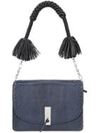 Altuzarra Tassel Detail Shoulder Bag, Women's, Blue, Python Skin