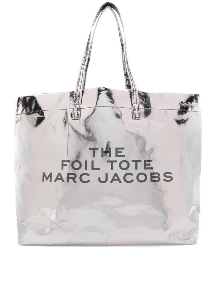 Marc Jacobs The Foil Tote - Silver