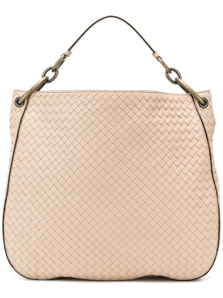 Bottega Veneta Intrecciato Shoulder Bag - Neutrals