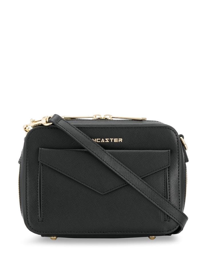 Lancaster Saffiano Signature Shoulder Bag - Black