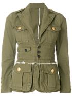 Dsquared2 Fitted Military Jacket - Green