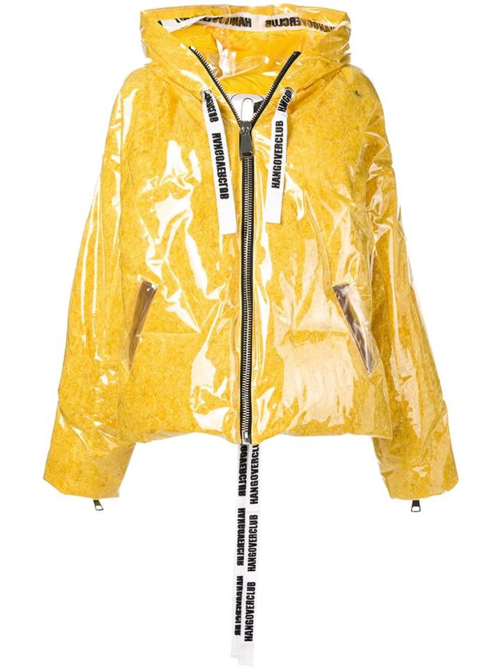 Khrisjoy Padded Vinyl Jacket - Yellow
