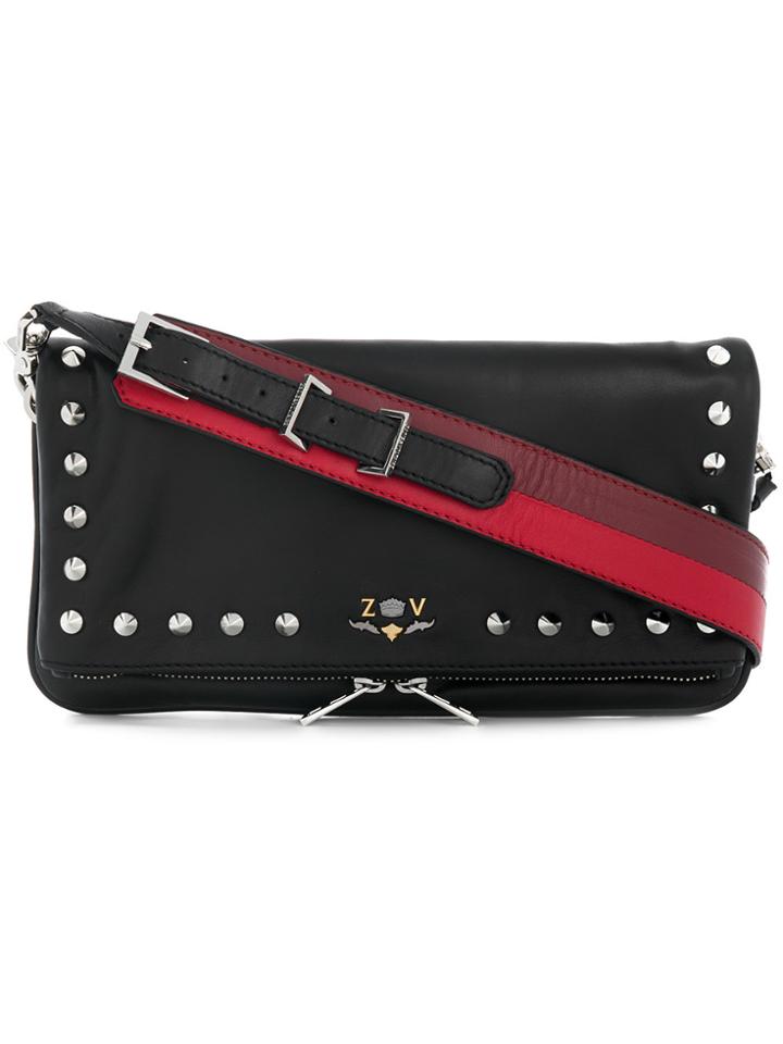 Zadig & Voltaire Rock Studded Clutch Bag - Black