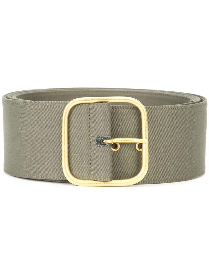Monse - Large Belt - Women - Canvas - Xs, Women's, Green, Canvas