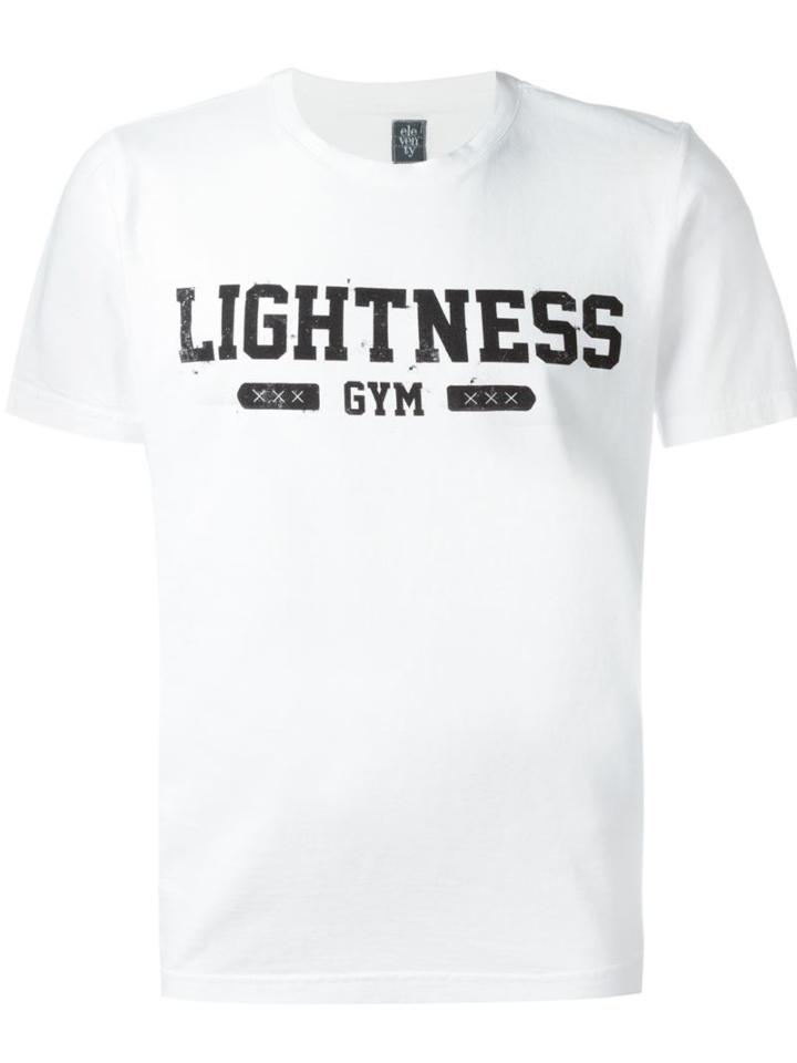 Eleventy Lightness T-shirt, Men's, Size: S, White, Cotton