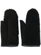 Ymc Two Tone Mittens - Black