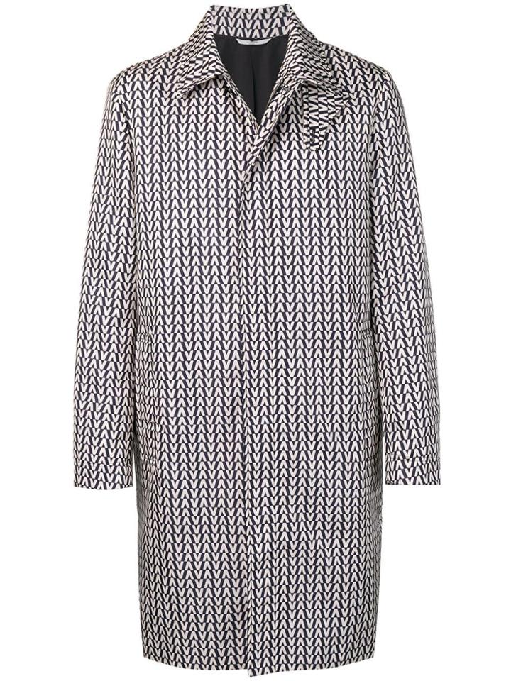 Valentino Optical V Coat - Blue