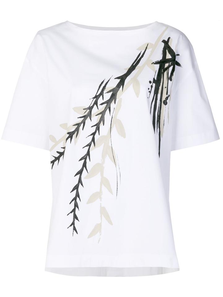 Alberta Ferretti Abstract Print T-shirt - White