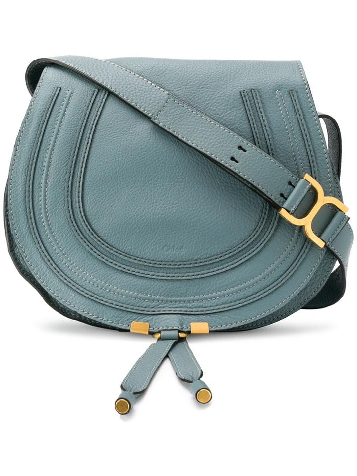 Chloé Mini Marcie Shoulder Bag - Blue