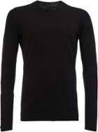Label Under Construction Slim-fit Sweater - Black