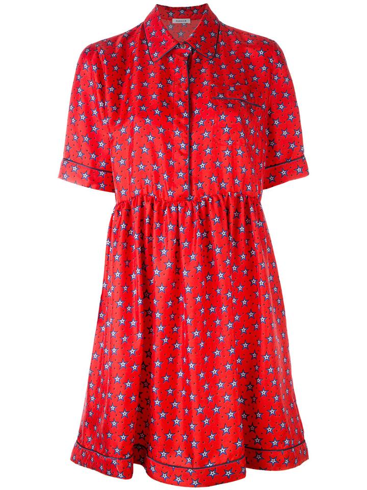 P.a.r.o.s.h. - Star Print Dress - Women - Silk - M, Women's, Red, Silk