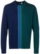 Ps By Paul Smith Colour Block Sweater - Blue