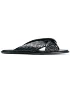 Haider Ackermann Knotted Sandals - Black