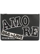 Dolce & Gabbana Limited Edition Amore Clutch - Black