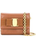 Salvatore Ferragamo Pre-owned Vara Bow 2-way Shoulder Bag - Brown