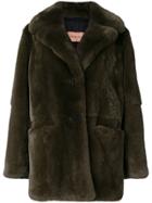 Yves Salomon Rex Coat - Green