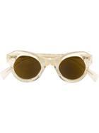 Kuboraum Round Frame Sunglasses - Nude & Neutrals