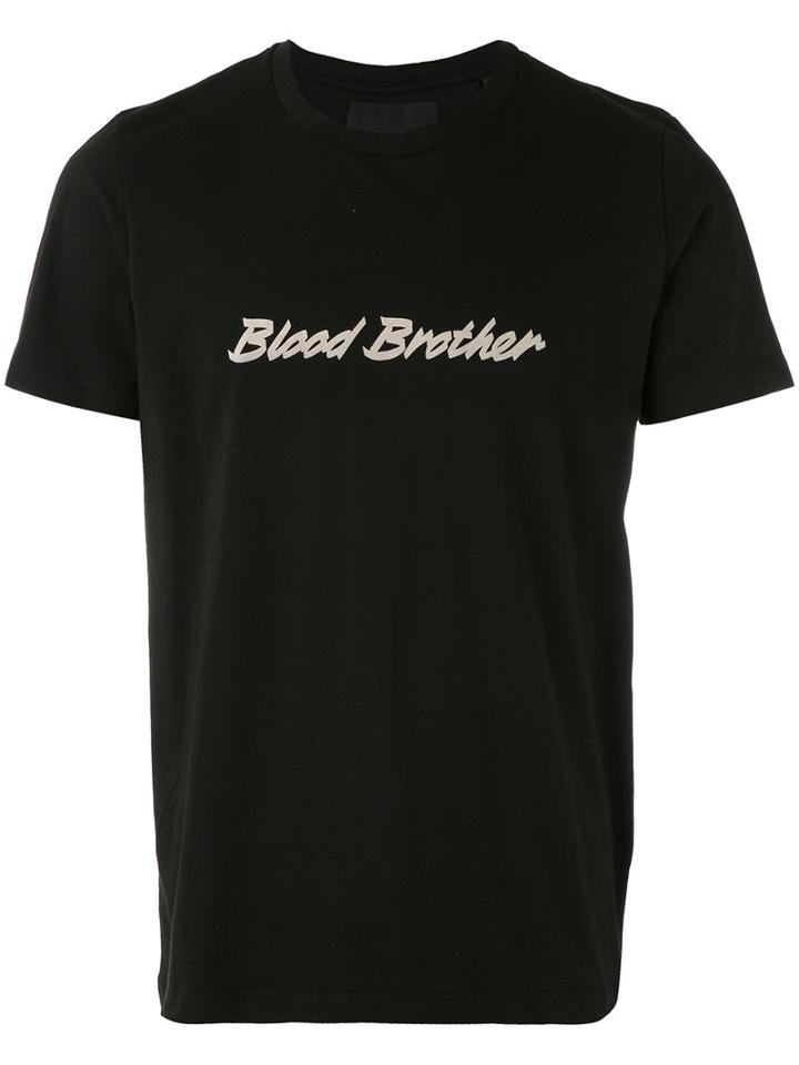 Blood Brother - Nathan T-shirt - Men - Organic Cotton - M, Black, Organic Cotton
