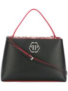 Philipp Plein 'war' Tote Bag, Women's, Black, Leather