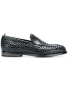 Officine Creative Weave-design Loafers - Black