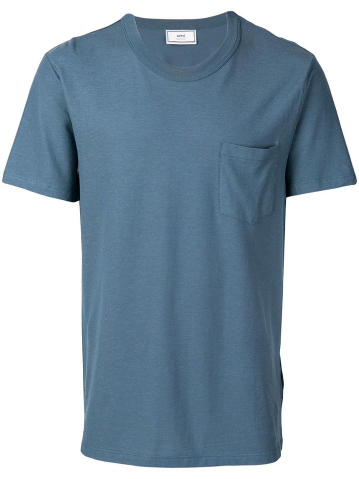 Ami Alexandre Mattiussi Round Neck T-shirt - Blue